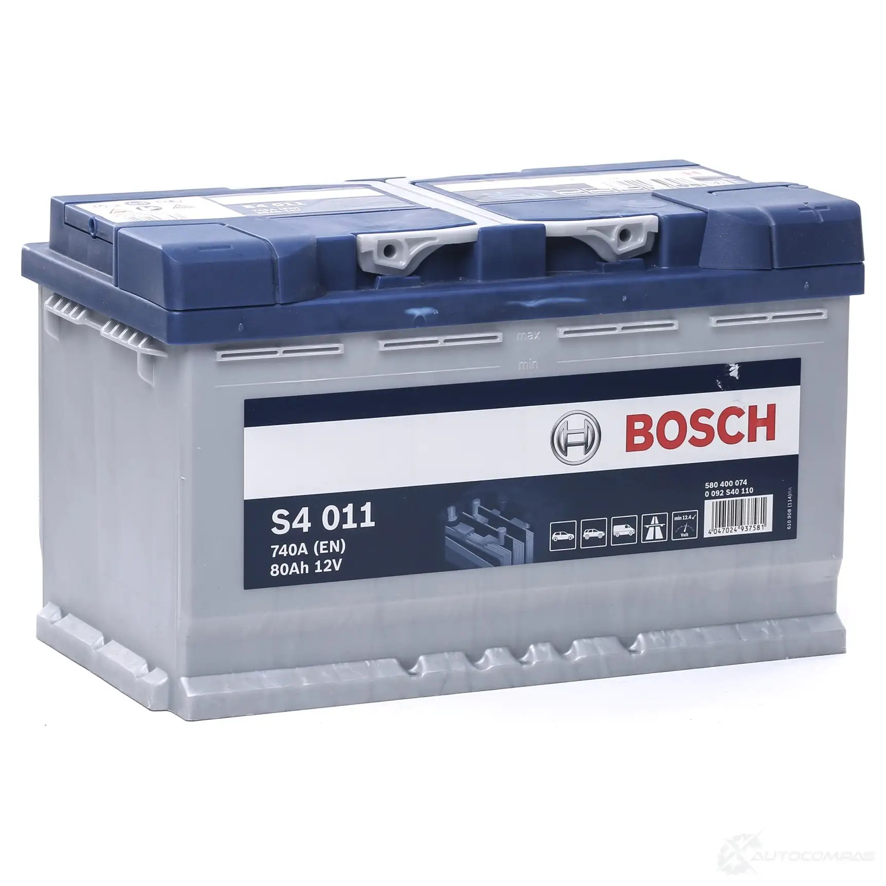 Аккумулятор 80 ач обратная 740 а 12 в Кальциевый [CA/CA] 315x175x190 BOSCH 0092S40110 12V 80AH 740A 580 400 074 304127
