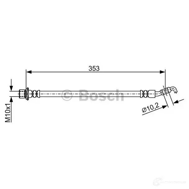 Тормозной шланг BOSCH BH1 788 96AYR5E 354997 1987481904