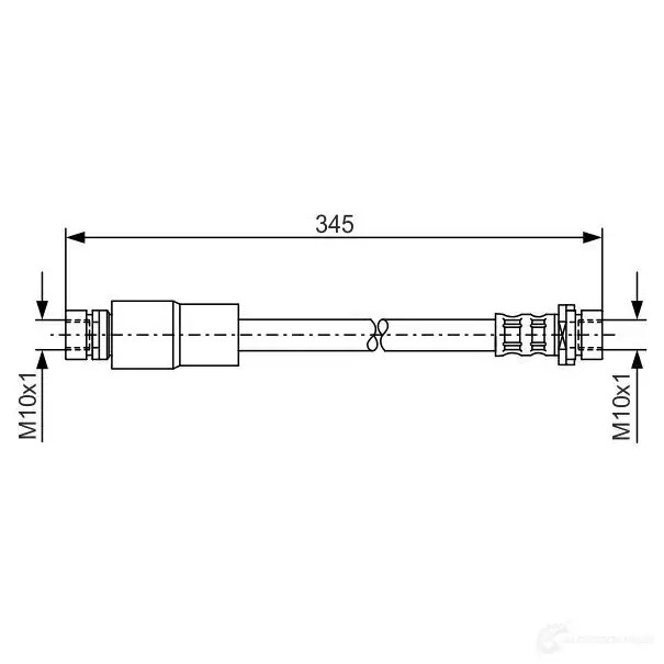 Тормозной шланг BOSCH 1987476058 5GTB0 BH0 33 352624