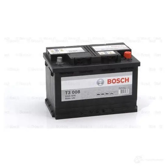Аккумулятор 66 ач 510 а 12 в кальциевый [ca/ca] 278x175x190 BOSCH 0092T30080 566 047 051 304415 12V 66AH 510A