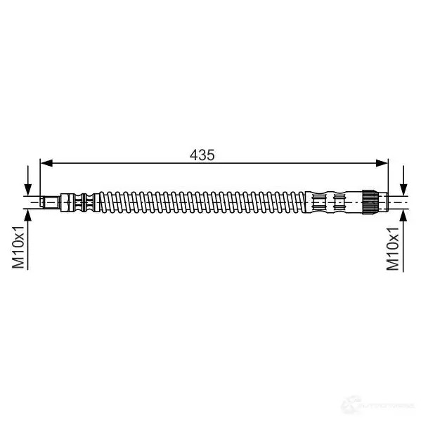 Тормозной шланг BOSCH B H362 1987476669 353064 PFHYIL