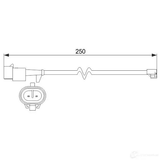 Датчик износа тормозных колодок BOSCH LL5LB2Y 351533 1987473536 A P864
