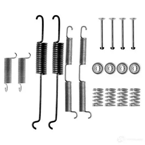 Ремкомплект тормозных накладок BOSCH 352431 1987475217 A S181 GA4MV0R