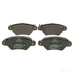 Тормозные колодки, комплект BOSCH 0986495250 342765 23258 BP1549