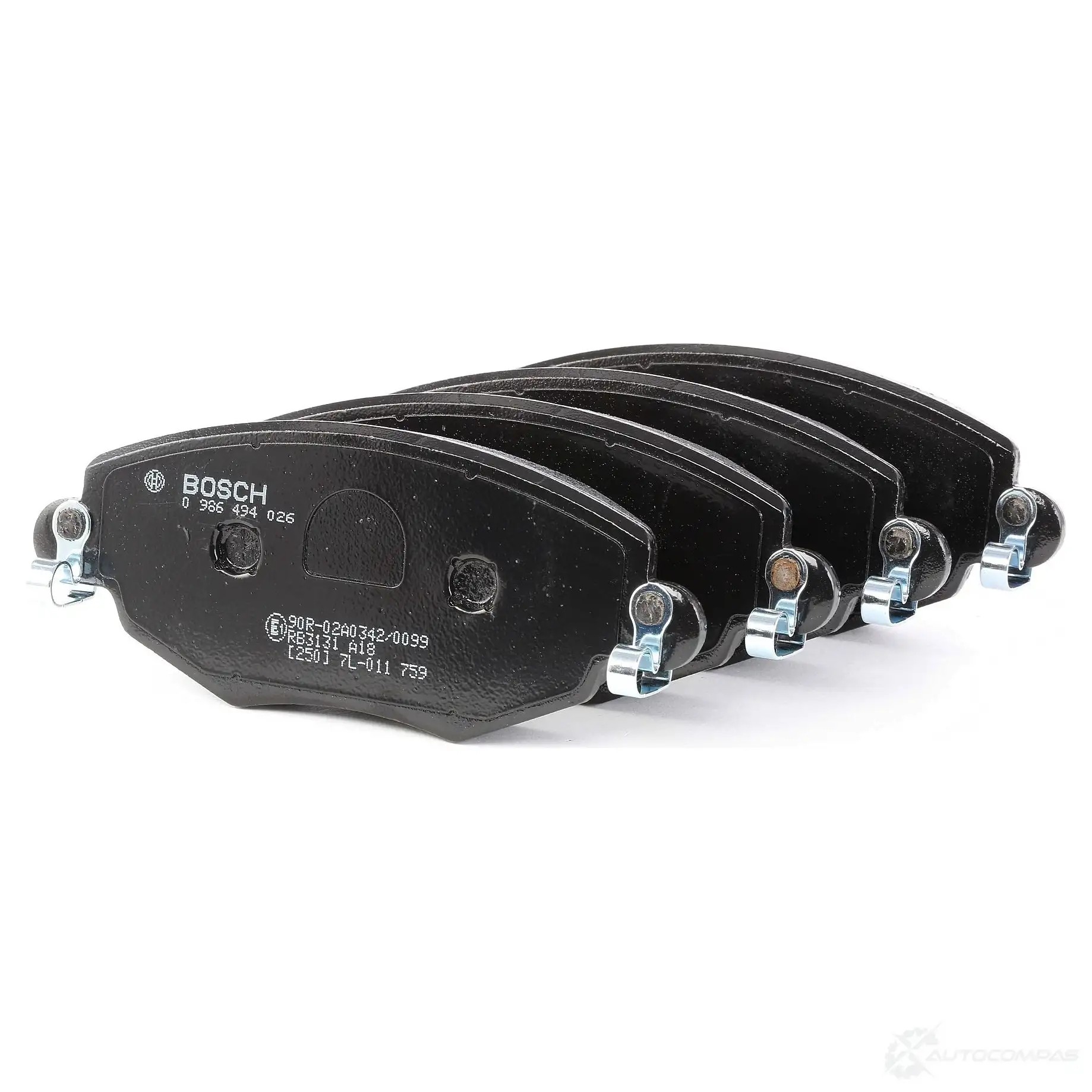 Тормозные колодки, комплект BOSCH BP297 0986494026 342038 23279