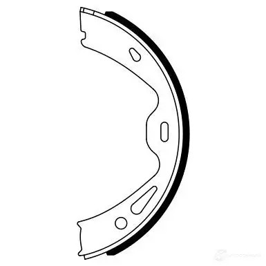 Тормозные колодки ручника, комплект BOSCH 1193481612 0986487944 BS794 4 JC6P8