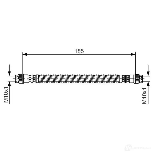 Тормозной шланг BOSCH K7Q4GYO 1987476670 353065 BH3 63