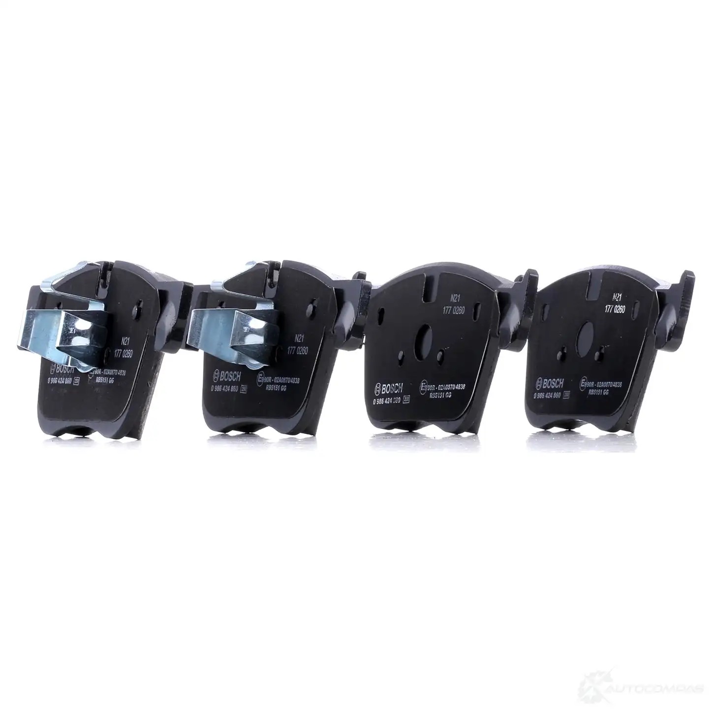 Тормозные колодки, комплект BOSCH 0986424860 1437243590 R P6V7U
