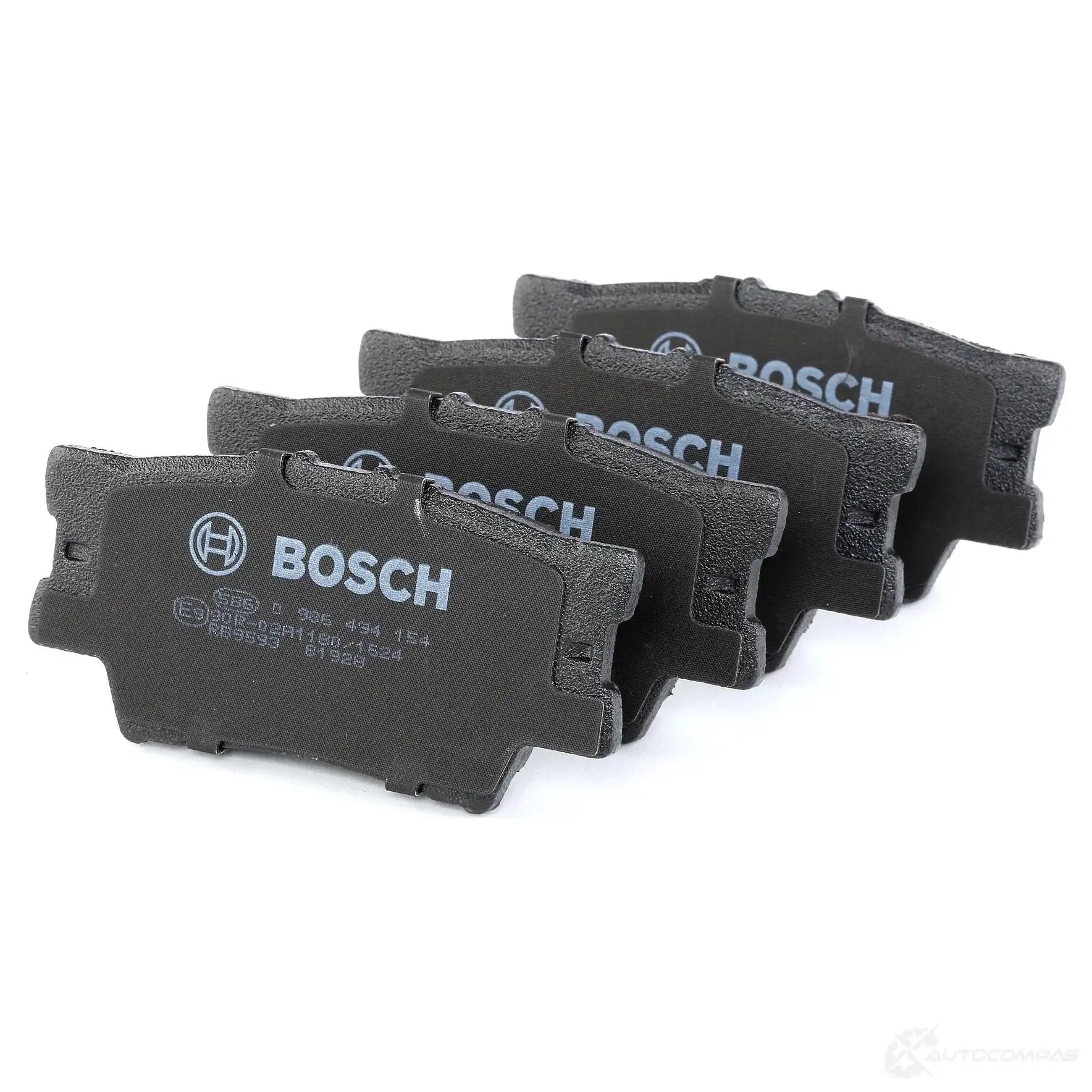 Тормозные колодки, комплект BOSCH 342152 0986494154 8332D121 24338