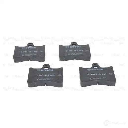 Тормозные колодки, комплект BOSCH 337863 20389 7057D125 0986463890