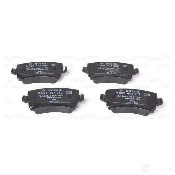 Тормозные колодки, комплект BOSCH BP962 342071 0986494062 23914