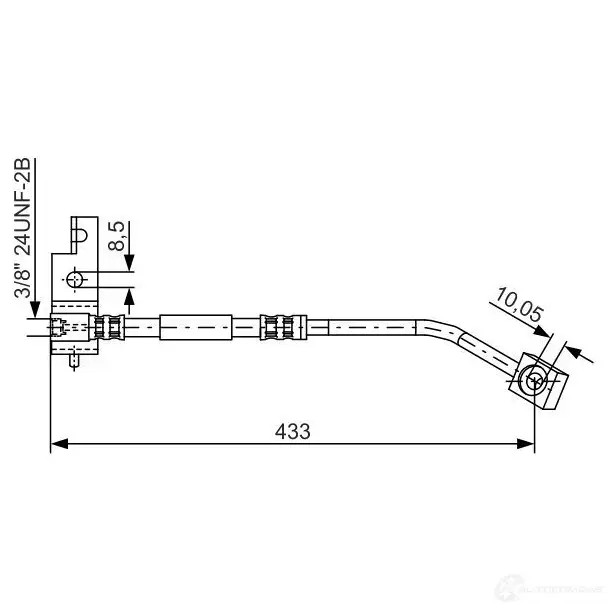 Тормозной шланг BOSCH 86HG7 352694 BH79 6 1987476149
