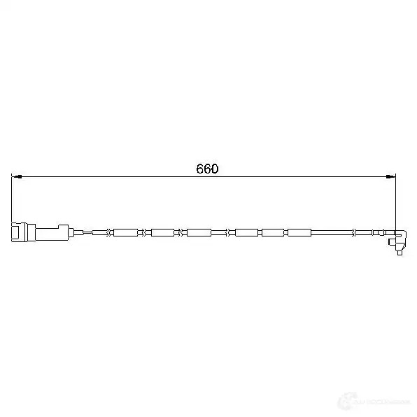 Датчик износа тормозных колодок BOSCH PAVMKXO AP16 6 352188 1987474907