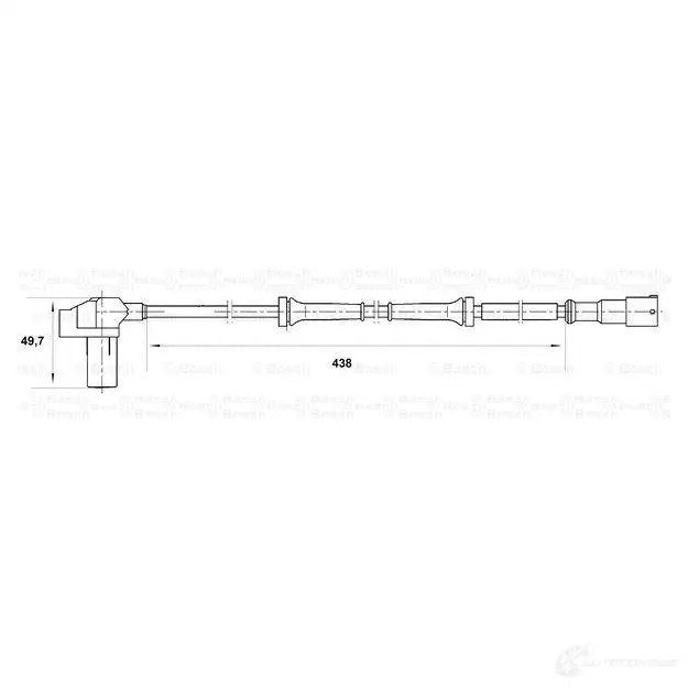 Датчик AБС BOSCH WS6383 DF 6 315130 0265006383