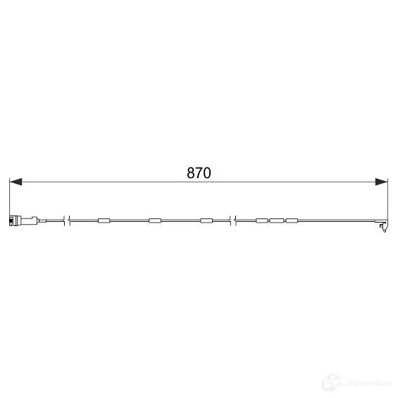 Датчик износа тормозных колодок BOSCH AP1 66 1987474578 JSUX6 351987