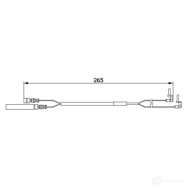 Датчик износа тормозных колодок BOSCH 352237 AP216 1987474967 96 7