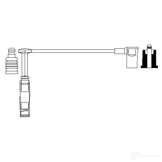Высоковольтный провод зажигания BOSCH 324979 0356912931 79PFO 60 ME