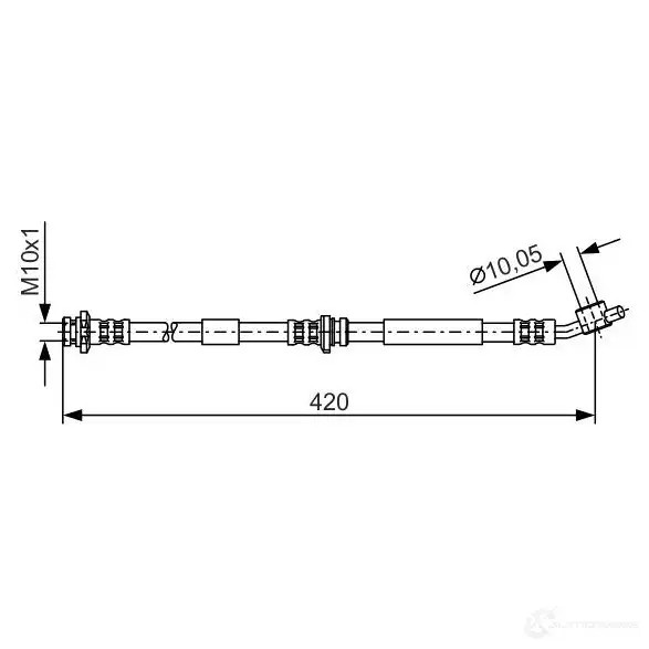 Тормозной шланг BOSCH BH47 0 353160 1987476789 NAAUB5V