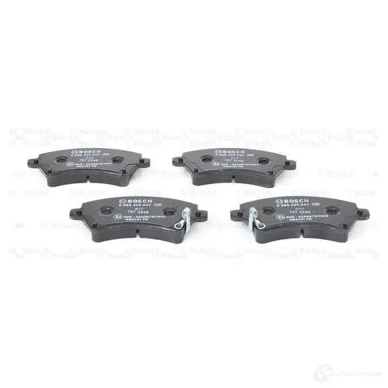 Тормозные колодки, комплект BOSCH 23766 0986495243 342758 BP1541