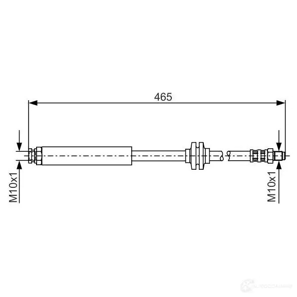 Тормозной шланг BOSCH 352640 52ET9 1987476079 B H049