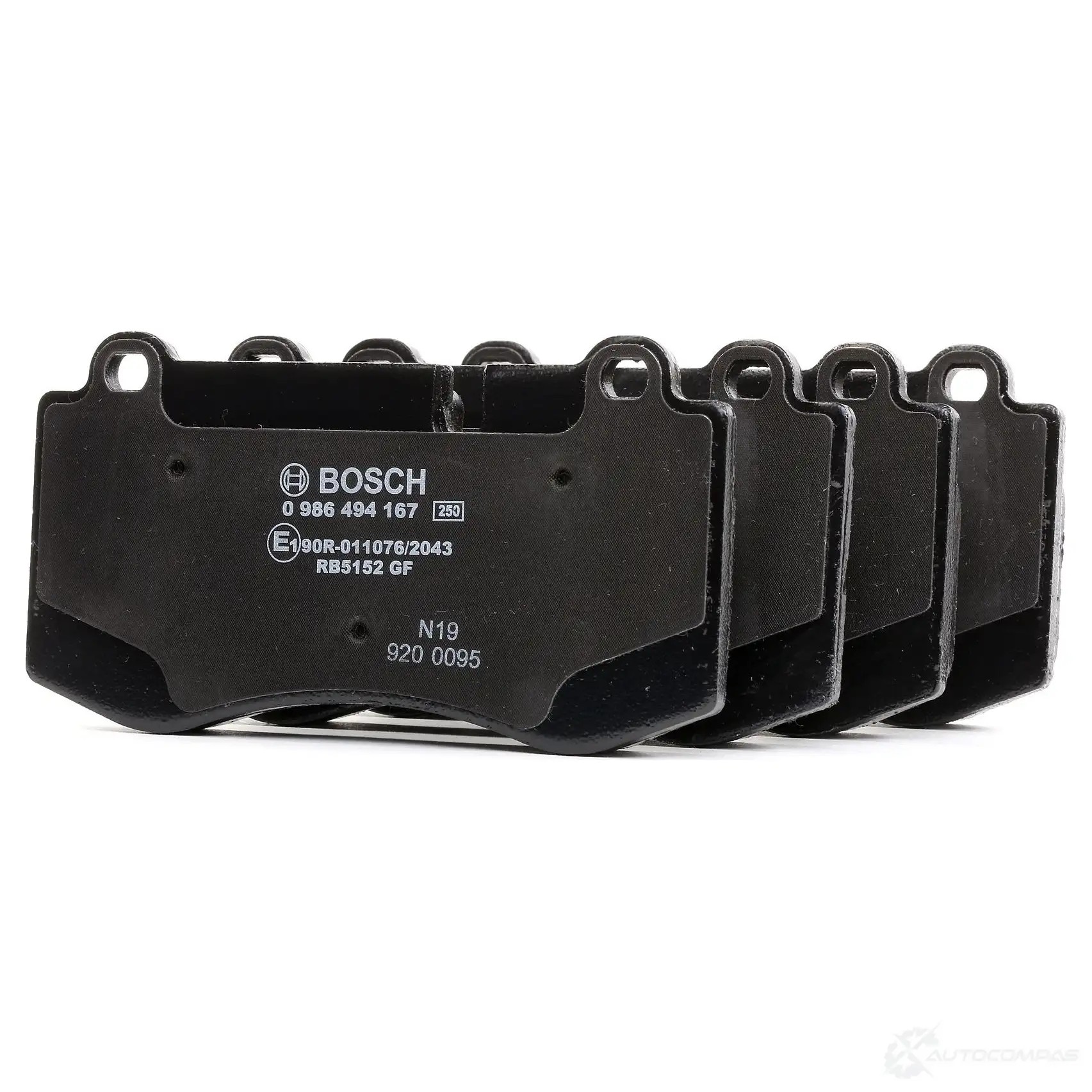 Тормозные колодки, комплект BOSCH 8343D122 0986494167 342164 2 3960