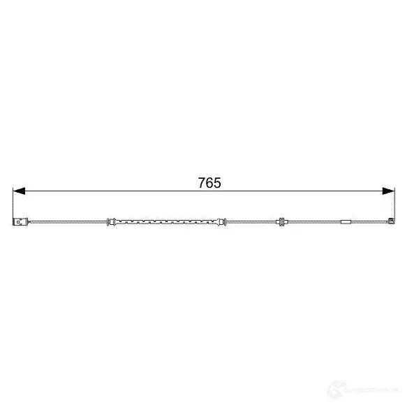 Датчик износа тормозных колодок BOSCH 1987473018 351452 L6YVHUX A P290