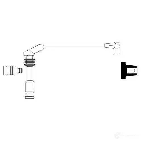 Высоковольтный провод зажигания BOSCH NXE6F86 Z 55 335382 0986356248