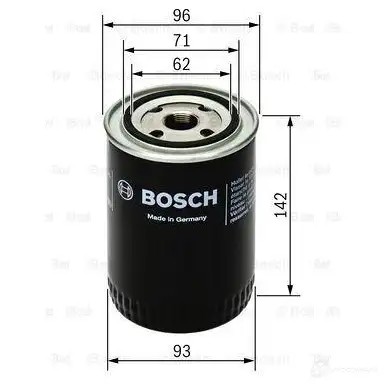 Масляный фильтр BOSCH P 3059 329296 LRZ13 0451203059