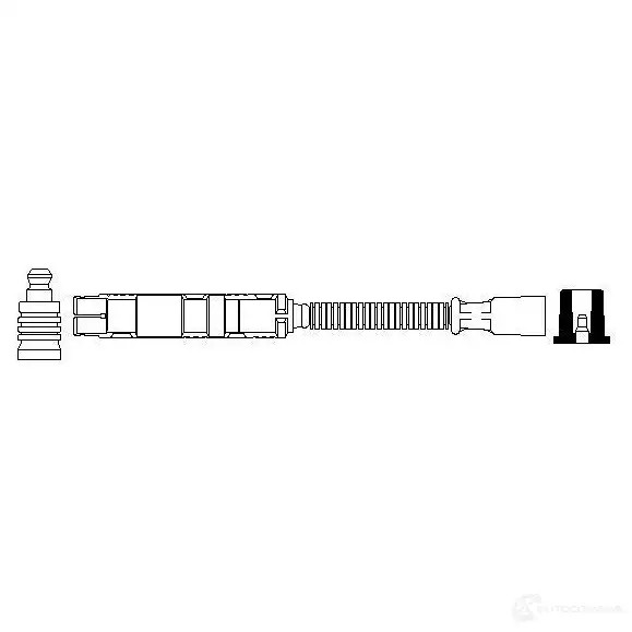 Высоковольтный провод зажигания BOSCH 324900 EE 054 0356912054 TVRXS
