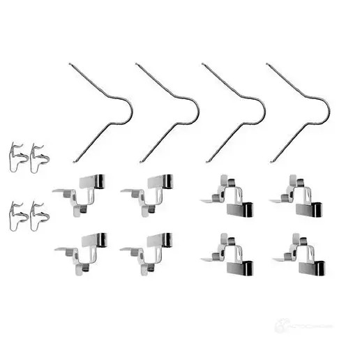 Ремкомплект колодок BOSCH 1987474343 AP30 4 351787 N90D2P