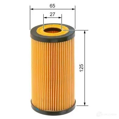 Масляный фильтр BOSCH 1437240833 f026407270 JL2 CI6