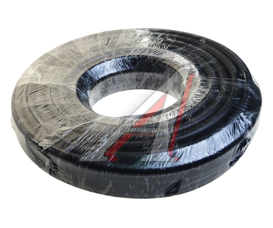 Шланг d=10мм силиконовый усиленный черный оранж вставка (бухта 20м, цена за бухту, не режем) TECHNIK