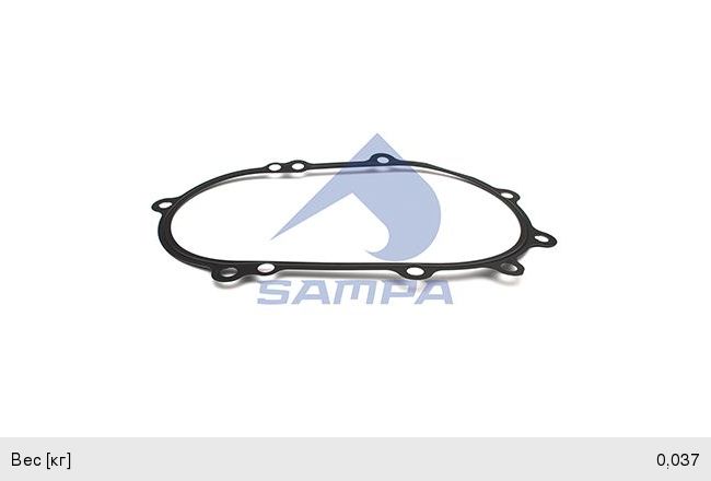 Прокладка КАМАЗ-5490 MERCEDES дв.OM457 крышки двигателя передней SAMPA