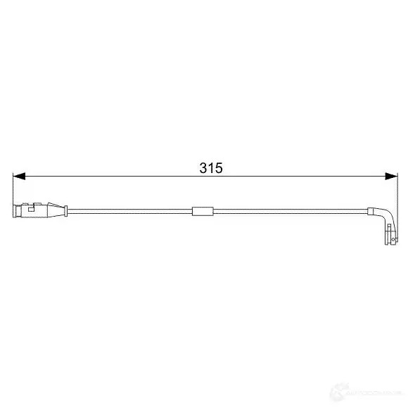 Датчик износа тормозных колодок BOSCH AP31 1 351473 1987473039 1LR1DB