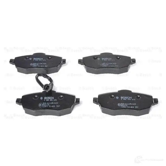 Тормозные колодки, комплект BOSCH 342084 0986494075 24073 BP985