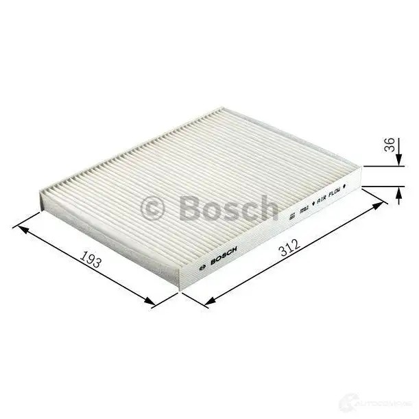 Салонный фильтр BOSCH 350974 1987432024 TB5VF M 2024