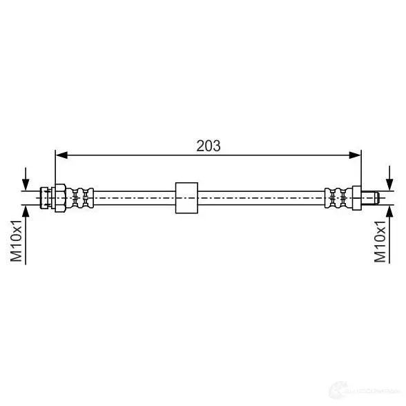 Тормозной шланг BOSCH B H1892 34LMD6 1987476035 352616