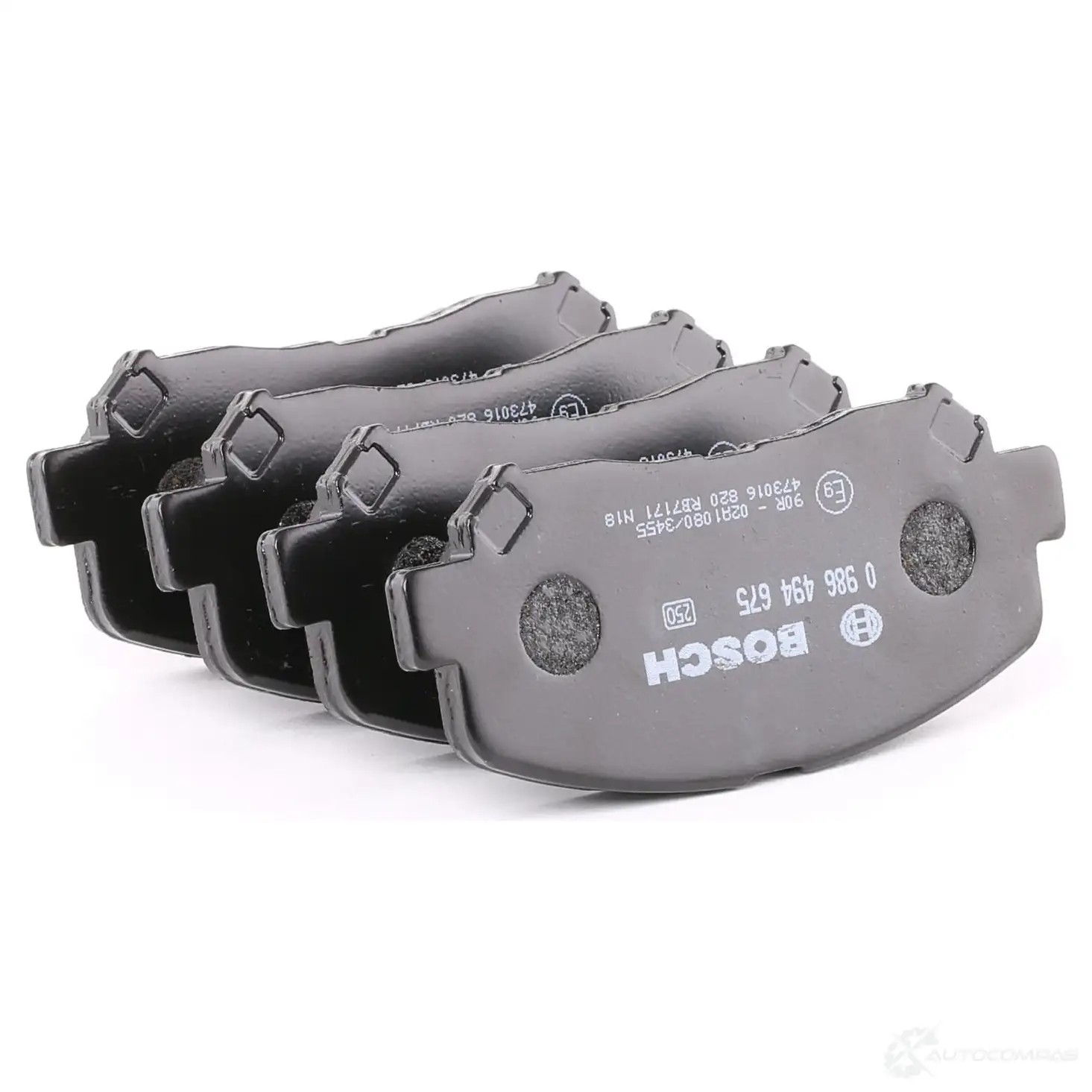 Тормозные колодки, комплект BOSCH 1193483867 25564 0986494675 BP1670