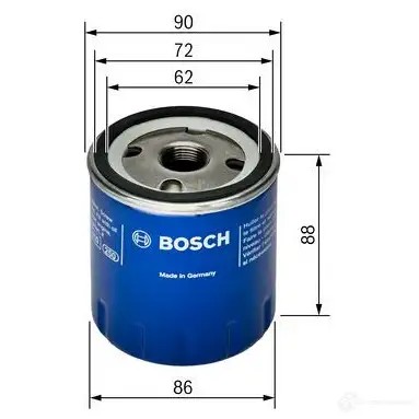 Масляный фильтр BOSCH P 3189 ERP67 0451103189 329168
