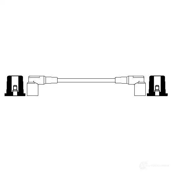 Высоковольтный провод зажигания BOSCH GS0AE 0356904063 80 UB 324875