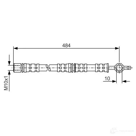 Тормозной шланг BOSCH 1987476551 352973 PQB6B BH 245
