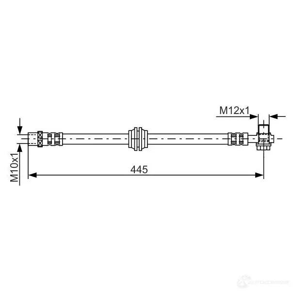 Тормозной шланг BOSCH B H632 GTDG6I 353306 1987476990