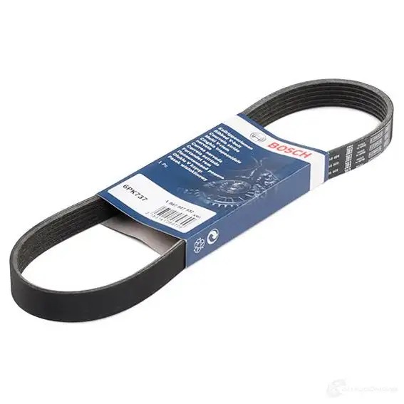 Приводной ремень, поликлиновой BOSCH 1987947932 6 PK 737 6PK 735 (HU) 356908