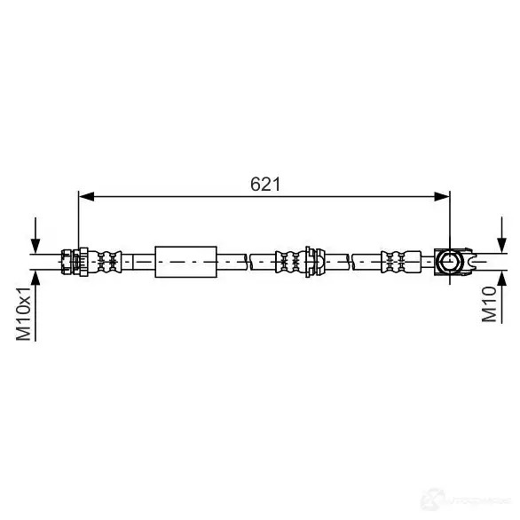 Тормозной шланг BOSCH 1987481592 354685 5OFW9F0 BH147 6