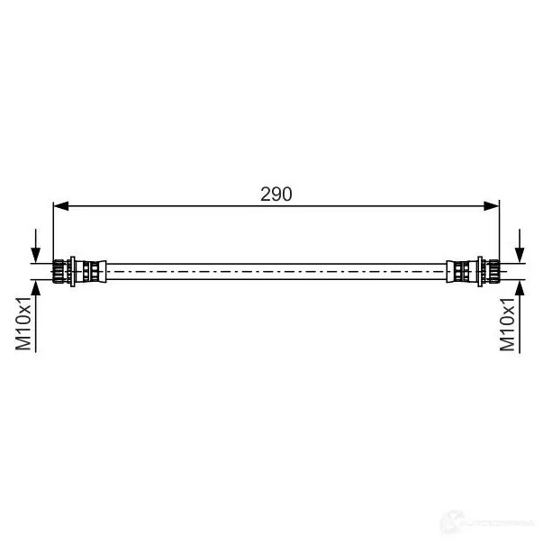Тормозной шланг BOSCH M3IVPP 354598 BH 1388 1987481502