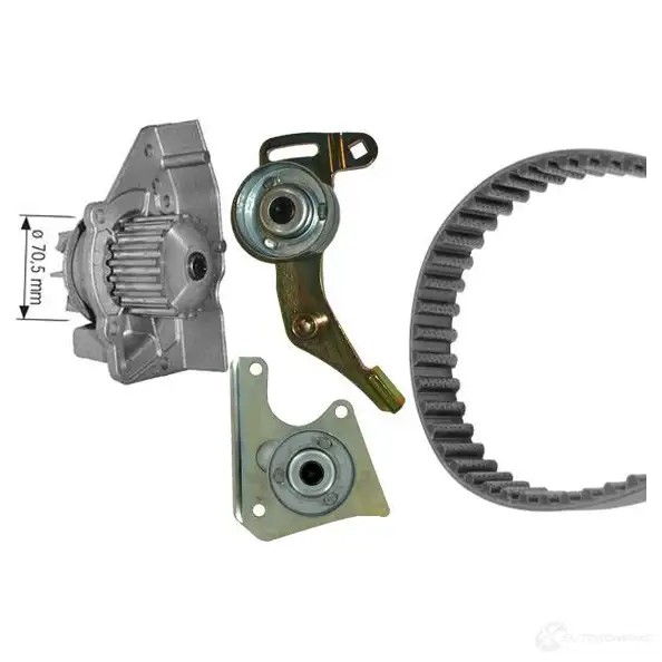 Комплект ремня грм с водяным насосом BOSCH WASSERPU MPEN-SET 356213 1987946436 MWE3F