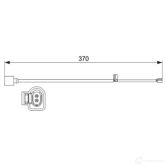 Датчик износа тормозных колодок BOSCH AP 862 351532 G9GQCZ 1987473534