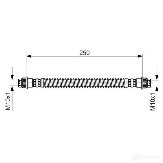 Тормозной шланг BOSCH BH 591 SGYRW 1987476947 353267