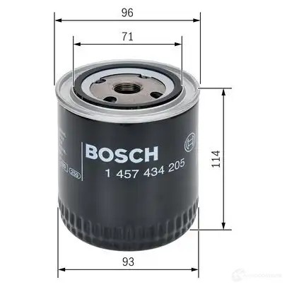 Топливный фильтр BOSCH 23ZLEUB 349452 N 4205 1457434205