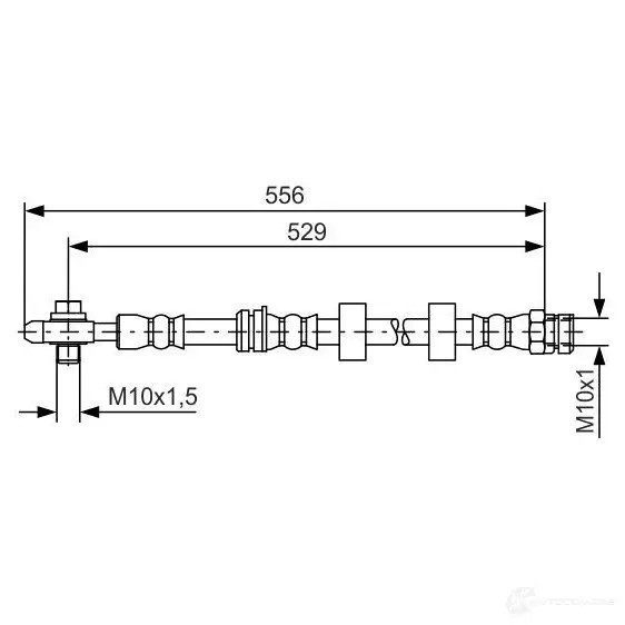 Тормозной шланг BOSCH BH1 427 354474 XTXH6Y 1987481375